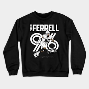 Clelin Ferrell Las Vegas Inline Crewneck Sweatshirt